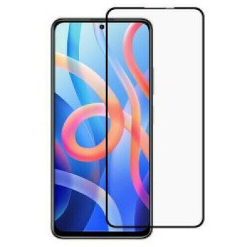 Full Cover Full Glue Τζαμάκι Προστασίας Οθόνης για Xiaomi Poco X5 - Χρώμα: Μαύρο