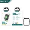 Sii Pro Τζαμάκι Προστασίας Full Face Σκληρυμένο Γυαλί 9H για Apple Watch 46mm - Χρώμα: Μαύρο