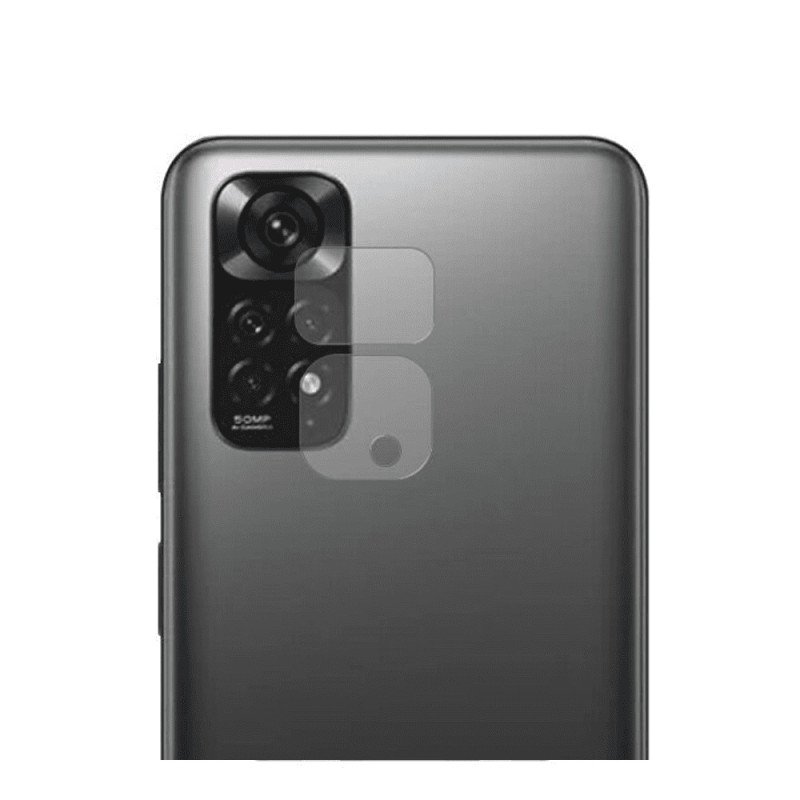 Full Glue Full Cover Full Glue Τζαμάκι Προστασίας Πίσω Κάμερας για Xiaomi Redmi Note 11 Pro 4G - Χρώμα: Διάφανο