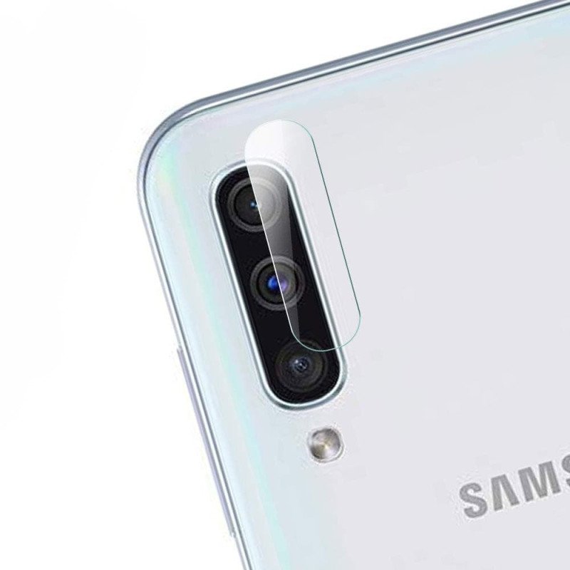 Full Glue Full Cover Full Glue Τζαμάκι Προστασίας Πίσω Κάμερας για Samsung Galaxy A50 - Χρώμα: Διάφανο