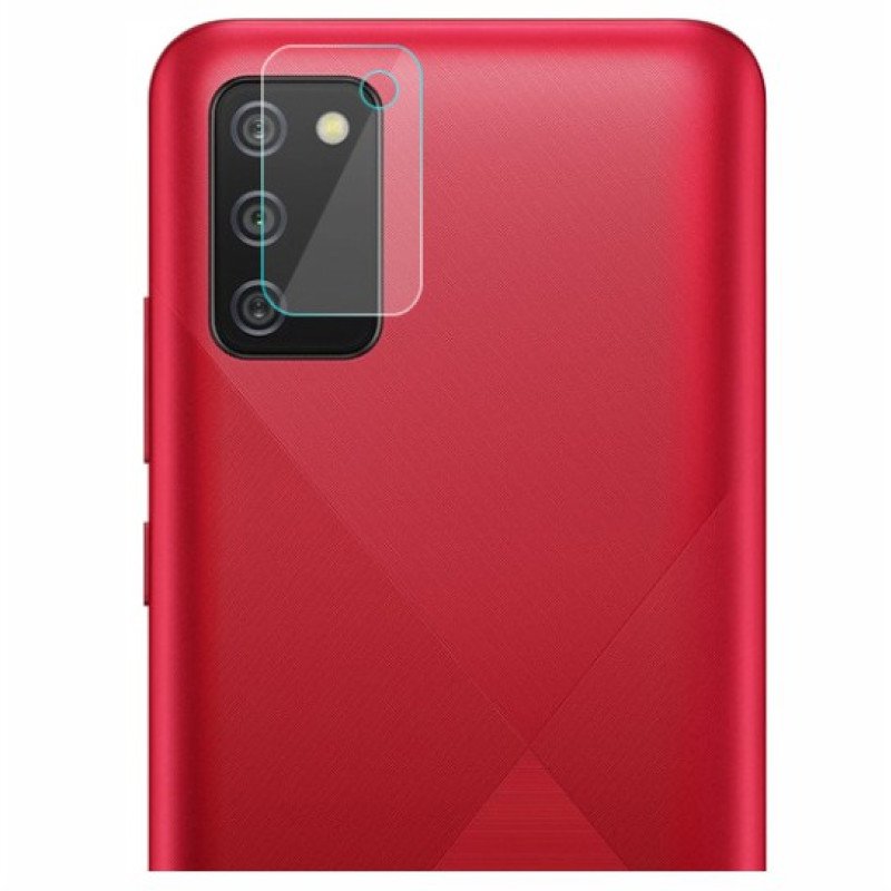 Full Glue Full Cover Full Glue Τζαμάκι Προστασίας Πίσω Κάμερας για Samsung Galaxy A02S - Χρώμα: Διάφανο
