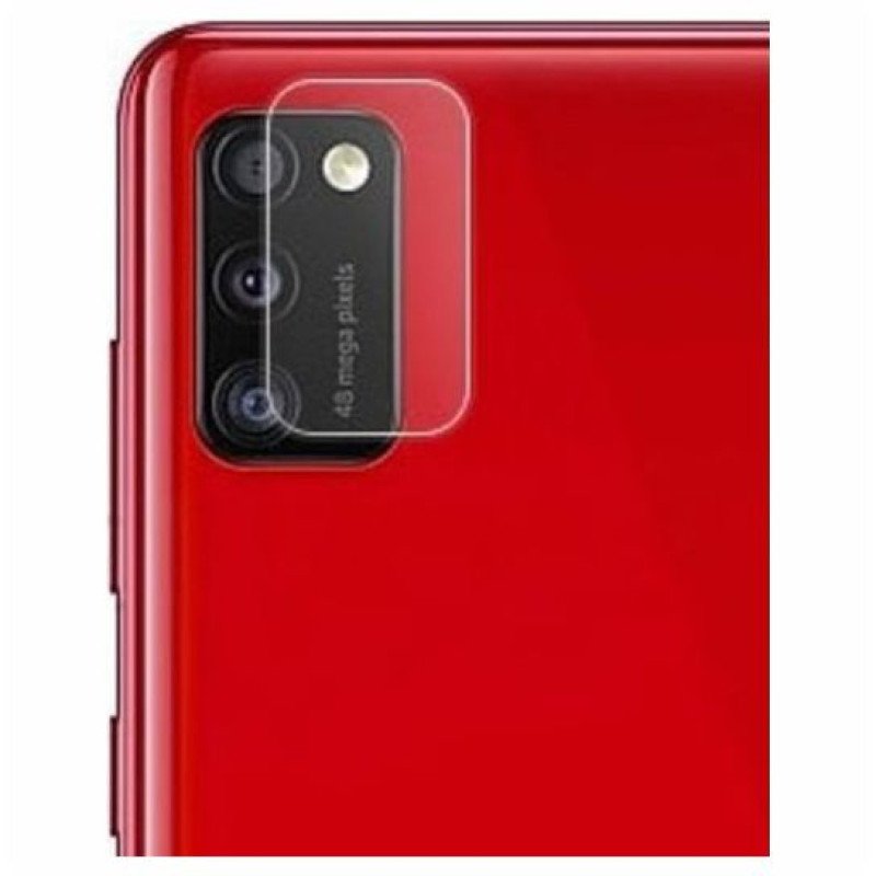 Full Glue Full Cover Full Glue Τζαμάκι Προστασίας Πίσω Κάμερας για Samsung Galaxy A41 - Χρώμα: Διάφανο