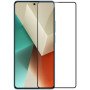 Full Cover Full Glue Τζαμάκι Προστασίας Οθόνης για Xiaomi Redmi Note 13 5G - Χρώμα: Μαύρο