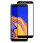 Full Cover Full Glue Τζαμάκι Προστασίας Οθόνης για Samsung Galaxy J6 Plus J610F - Χρώμα: Μαύρο