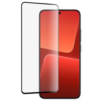 Full Cover Full Glue Τζαμάκι Προστασίας Οθόνης για Xiaomi 13 - Χρώμα: Μαύρο