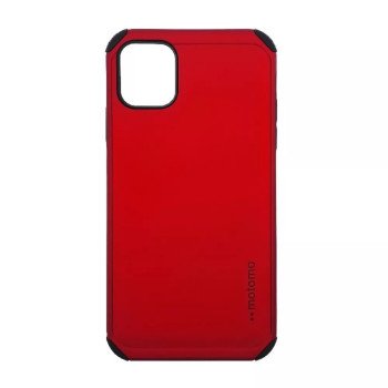 Σκληρή Θήκη Πλάτης Motomo για Apple i Phone 11 Pro - Χρώμα: Κόκκινο