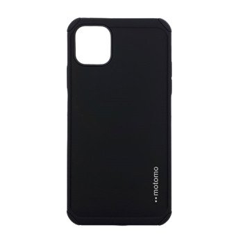 Σκληρή Θήκη Πλάτης Motomo για Apple i Phone 11 Pro Max - Χρώμα: Μαύρο