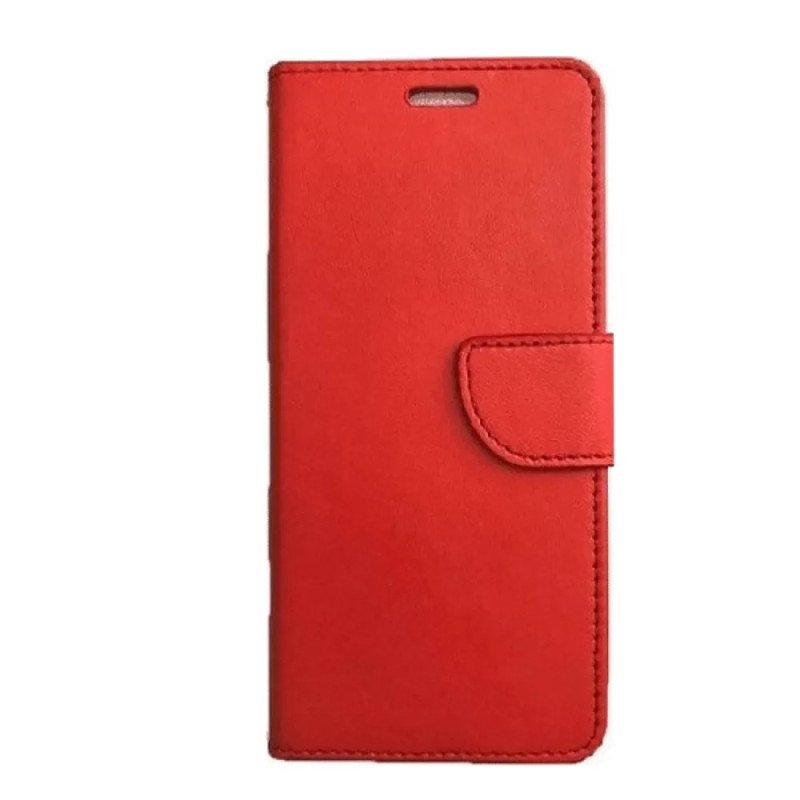 Θήκη Βιβλίο με Κλίπ για Apple i Phone 11 - Χρώμα: Κόκκινο