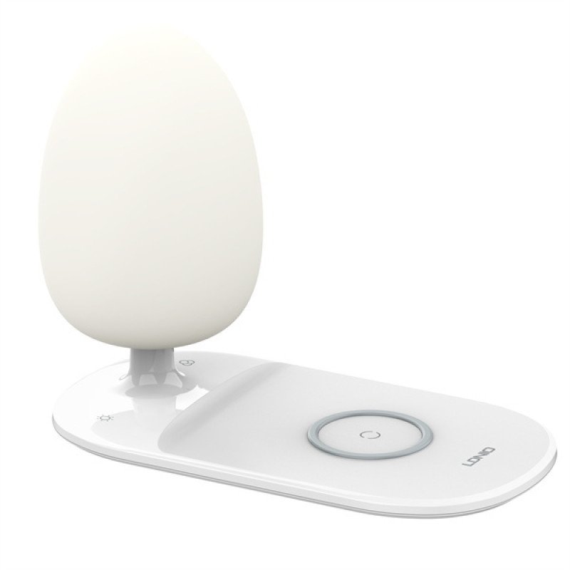 LDNIO Y3 Ασύρματος Φορτιστής με (RGB) Desk Lamp 15W Power Delivery - Χρώμα: Λευκό