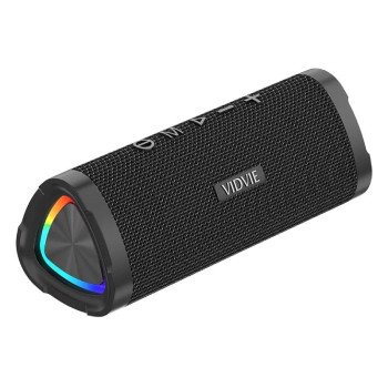 VIDVIE 24W Αδιάβροχο Bluetooth Ηχείο με Διάρκεια Μπαταρίας έως 17 Ώρες (XL-SP906) - Χρώμα: Μαύρο