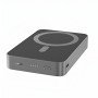 NINE E61B 15W Wireless MagSafe Power Bank με 20W Type-C Είσοδο & Έξοδο 10000mAh - Χρώμα: Ασημί