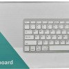 Weibo WB-8022 Ασύρματο Bluetooth Πληκτρολόγιο Αγγλικό US - Χρώμα: Λευκό