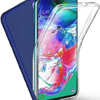 Πλήρης κάλυψη 360° εμπρός & πίσω για Xiaomi Redmi 5 Plus - Χρώμα: Σκούρο Μπλέ