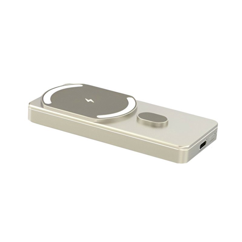 NINE L3A 15W Wireless Magsafe Power Bank  Γρήγορης Φόρτισης & Θύρα Type-C Έξοδος 5000mAh - Χρώμα: Χρυσό