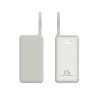 NINE Y369 22.5W Mini Power Bank Γρήγορης Φόρτισης 10000mAh - Χρώμα: Λευκό