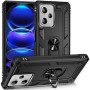 Σκληρή Θήκη Πλάτης Armor με Βάση Στήριξης για Xiaomi Redmi Note 12 5G/Poco X5 - Χρώμα: Μαύρο
