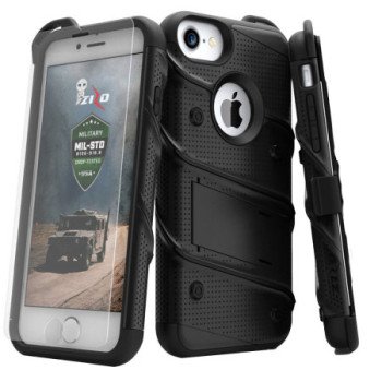 Σκληρή Θήκη Πλάτης Armor με Βάση Στήριξης (S1) για Samsung Galaxy J3 2017 - Χρώμα: Μαύρο