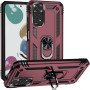 Σκληρή Θήκη Πλάτης Armor με Βάση Στήριξης για Xiaomi Redmi Note 11S - Χρώμα: Μπορντό