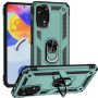 Σκληρή Θήκη Πλάτης Armor με Βάση Στήριξης για Xiaomi Redmi Note 10 Pro - Χρώμα: Σκούρο Πράσινο