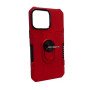 Σκληρή Θήκη Πλάτης Hybrid Shock Proof Armor για Apple i Phone 15 - Χρώμα: Κόκκινο