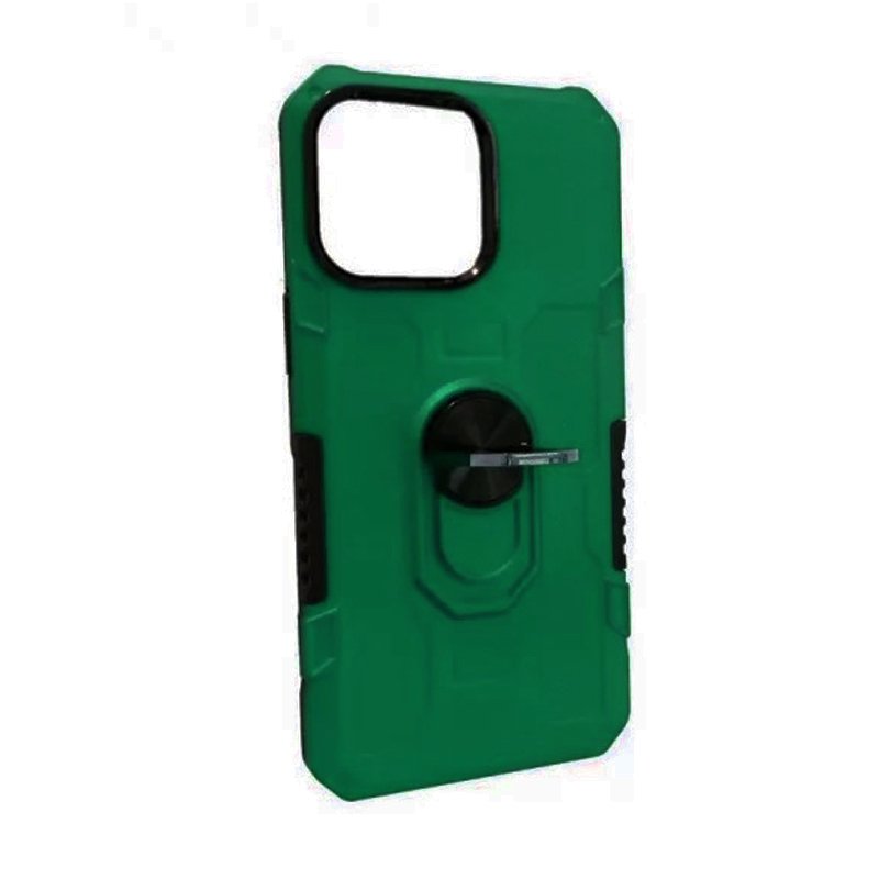 Σκληρή Θήκη Πλάτης Hybrid Shock Proof Armor για Apple i Phone 15 Pro Max - Χρώμα: Σκούρο Πράσινο