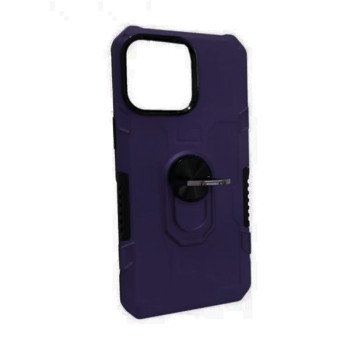 Σκληρή Θήκη Πλάτης Hybrid Shock Proof Armor για Apple i Phone 15 Pro Max - Χρώμα: Σκούρο Μπλέ