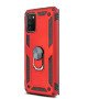 Σκληρή Θήκη Πλάτης Armor με Βάση Στήριξης για Samsung Galaxy A03S - Χρώμα: Κόκκινο