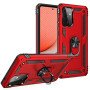 Σκληρή Θήκη Πλάτης Armor με Βάση Στήριξης για Samsung Galaxy A52 - Χρώμα: Κόκκινο
