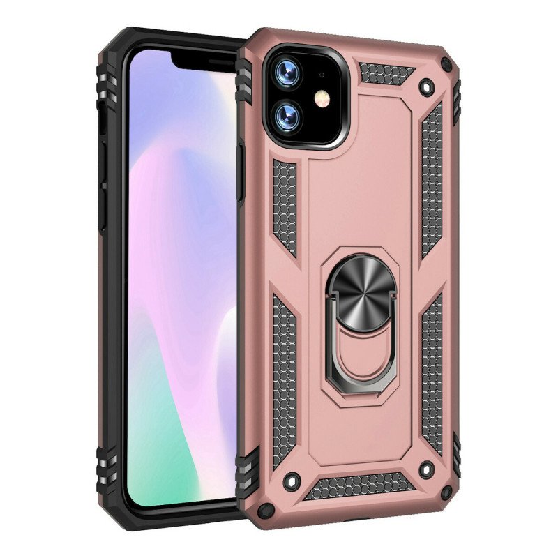 Σκληρή Θήκη Πλάτης Motomo με Δαχτυλίδι για Apple i Phone 13 Pro - Χρώμα: Ρόζ Χρυσό