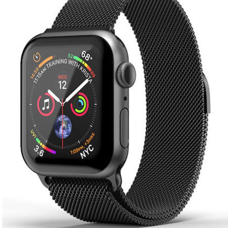 Λουράκι Ανοξείδωτο Ατσάλι για Apple Watch 42 / 44 / 45mm - Χρώμα: Μαύρο Λουράκι Ανοξείδωτο Ατσάλι για Apple Watch 42 / 44 / 45mm - Χρώμα: Μαύρο