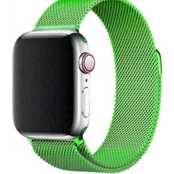 Λουράκι Ανοξείδωτο Ατσάλι για Apple Watch 38 / 40 / 41mm - Χρώμα: Λαχανί