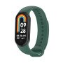 Λουράκι Σιλικόνης για Xiaomi Mi Band 8 - Χρώμα: Σκούρο Πράσινο