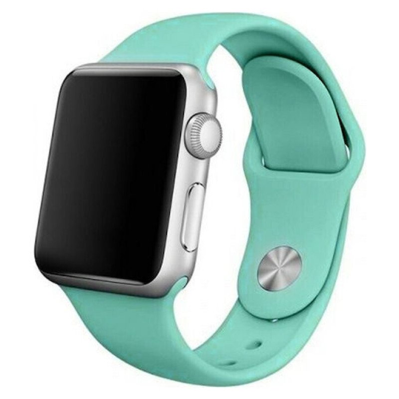 Smoothband Λουράκι Σιλικόνης με Pin για Apple Watch 42 / 44mm - Χρώμα: Τιρκουάζ Smoothband Λουράκι Σιλικόνης με Pin για Apple Watch 42 / 44mm - Χρώμα: Τιρκουάζ