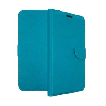 Θήκη Βιβλίο με Κλίπ για Huawei Y6 2018 - Χρώμα: Γαλάζιο
