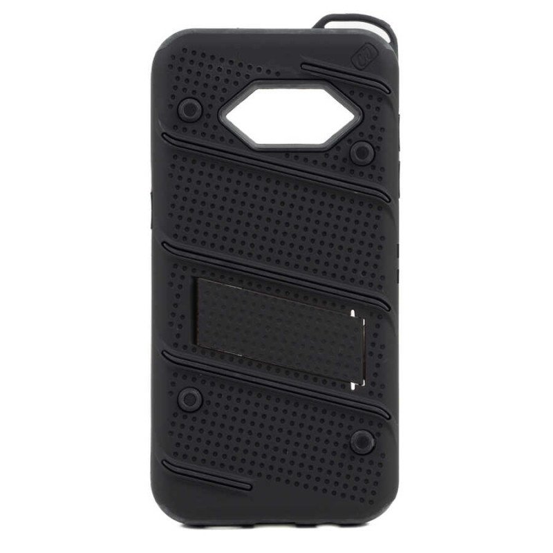 Σκληρή Θήκη Πλάτης Armor με Βάση Στήριξης (S1) για Samsung Galaxy J5 2016 - Χρώμα: Μαύρο