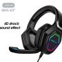 YESPLUS GM-117 Ασύρματα Bluetooth LED Gaming Ακουστικά - Χρώμα: Μαύρο