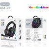YESPLUS GM-117 Ασύρματα Bluetooth LED Gaming Ακουστικά - Χρώμα: Μαύρο