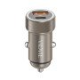 VIDVIE CC542C&C Φορτιστής Αυτοκινήτου με 18W Θύρα USB-A & 30W 2x Θύρες USB Type-C με 60W Καλώδιο Type-C σε Type C - Χρώμα: Χρυσό