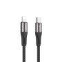 VIDVIE CB4038-2C&i 30W Καλώδιο Γρήγορης Φόρτισης & Μεταφοράς Δεδομένων Type-C σε Lightning (2M) - Χρώμα: Μαύρο