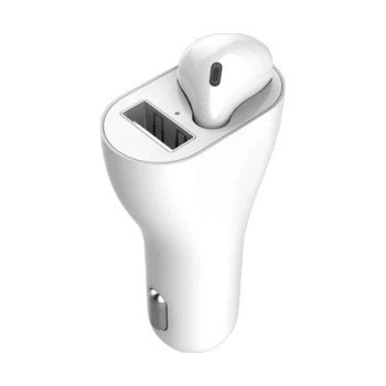 Earldom ET-M41 Bluetooth Earbud Ακουστικό Handsfree - Χρώμα Λευκό