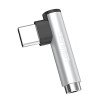 VDENMENV DU03 Μετατροπέας Type-C Male σε Audio Jack 3.5mm Female - Χρώμα: Ασημί