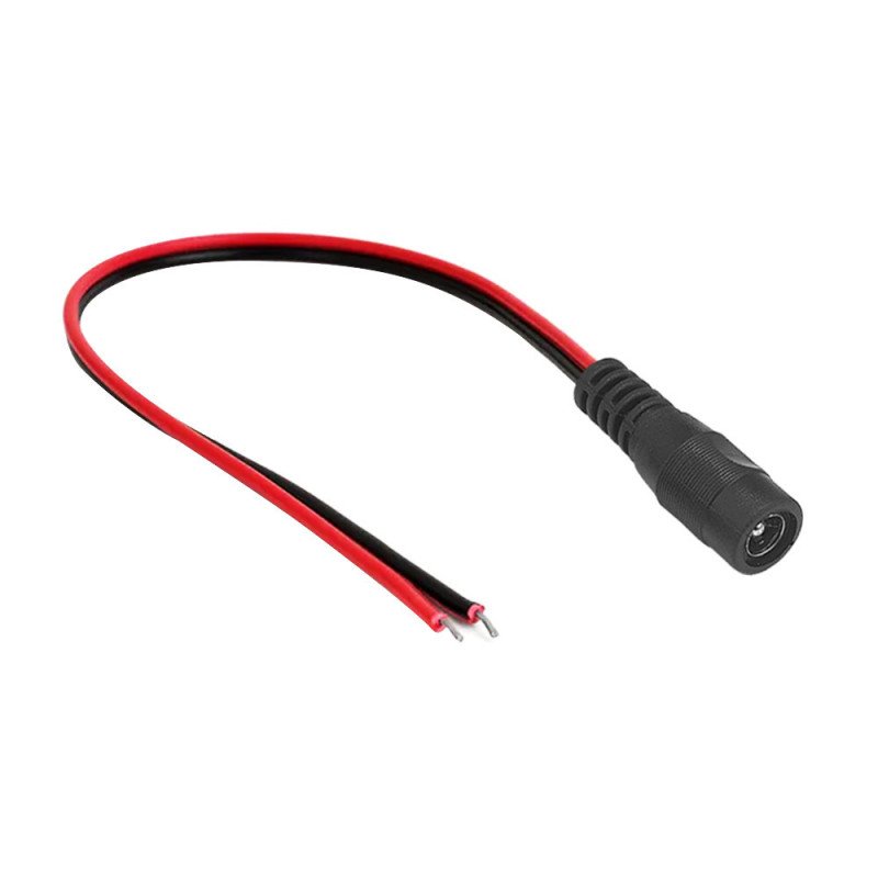Καλώδιο Ρεύματος DC 21cm- Χρώμα: Μαύρο
