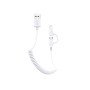 Καλώδιο Φόρτισης Awei CL-53 1m Micro USB/Lightning Fast Multi Charging Cable - Χρώμα: Λευκό
