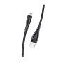 USAMS US-SJ399 U41 Καλώδιο Φόρτισης 3m Micro-USB Braided Data Charging Cable - Χρώμα: Μαύρο