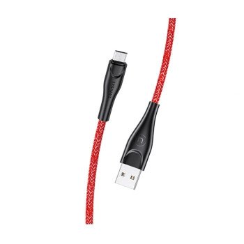 USAMS US-SJ399 U41 Καλώδιο Φόρτισης 3m Micro-USB Braided Data Charging Cable - Χρώμα: Κόκκινο USAMS US-SJ399 U41 Καλώδιο Φόρτισης 3m Micro-USB Braided Data Charging Cable - Χρώμα: Κόκκινο