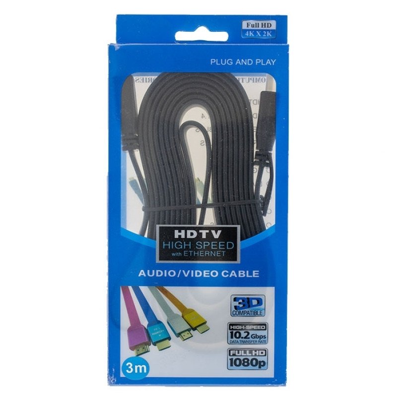 HDTV High Speed HDMI Cable V1.4 3m HDTV High Speed HDMI Cable V1.4 3m