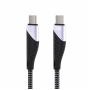 Earldom EC-112C Καλώδιο Γρήγορης Φόρτισης Type -C σε Type -C 3.4Α 1.2M - Χρώμα: Μαύρο
