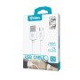 inkax- CK-60  Micro USB 2.1Α  Kαλώδιο Φόρτισης 1μ - Χρώμα: Λευκό