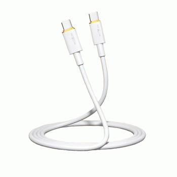 Moxom MX-CB139 PD 100W Καλώδιο δεδομένων USB από Type C σε Type C - Χρώμα:  Λευκό