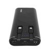 PZX V23 Power Bank 20000Mah με Διπλά Καλώδια Ενσωματωμένα σε Type C και Lightning Cables - Χρώμα: Μαύρο PZX V23 Power Bank 20000Mah με Διπλά Καλώδια Ενσωματωμένα σε Type C και Lightning Cables - Χρώμα: Μαύρο